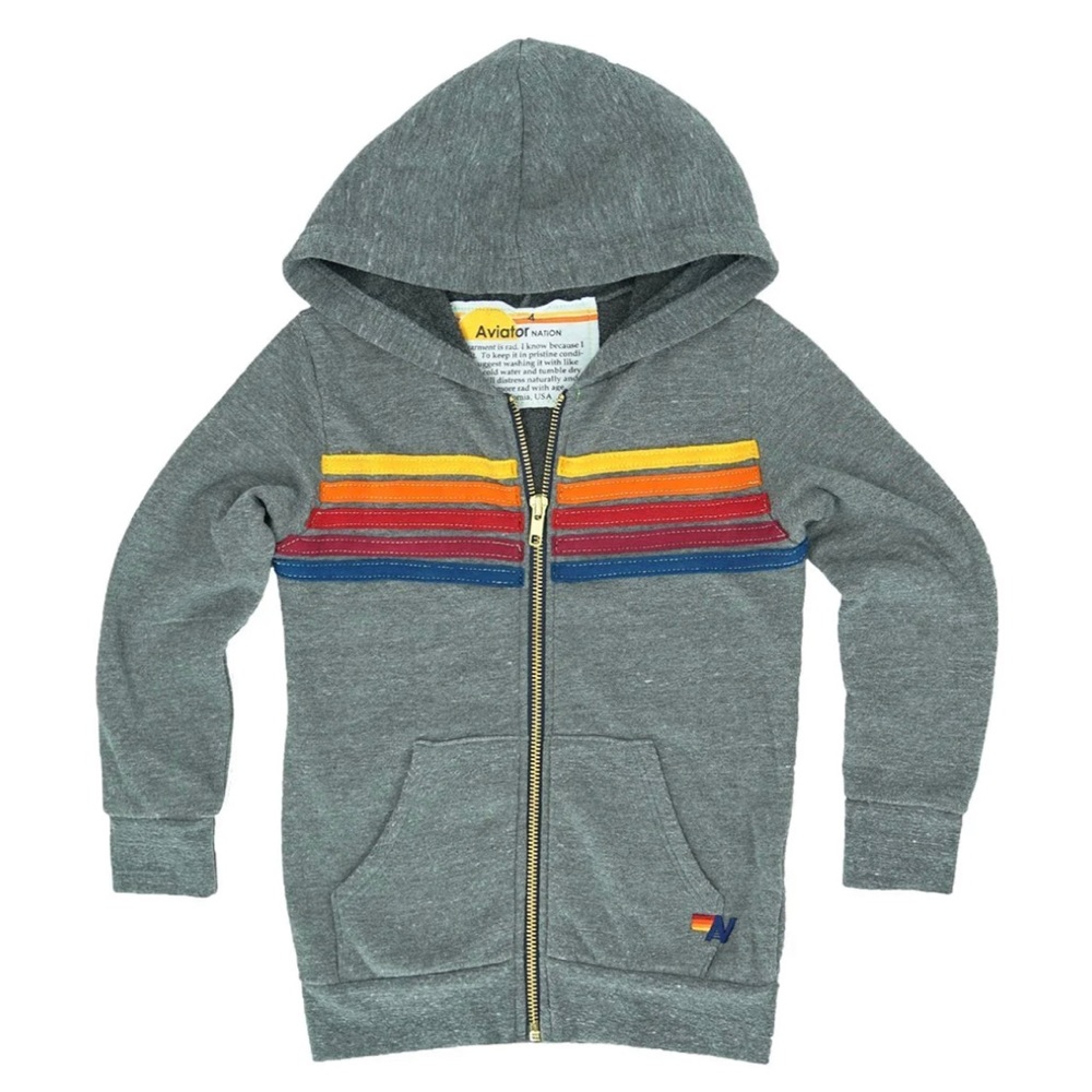 Aviator nation kids zip up